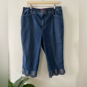 Gloria Vanderbilt crop Jeans🌹
